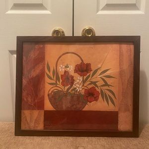 Brown Frame Multi color 16 x  20 Wall Painting